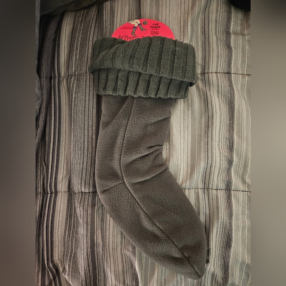 Grey Betsy Johnson Boot Covers